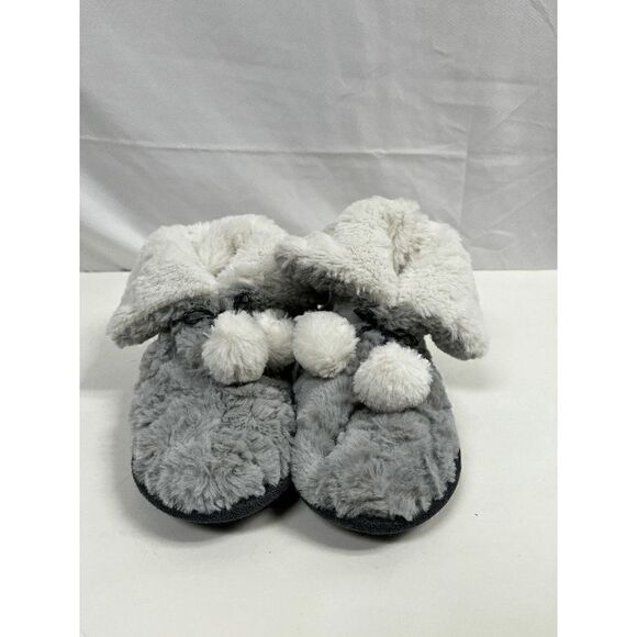 Cuddl Duds Womens Woollen Fur Detailed Booties Grey White Size S 100% Polyester - Picture 1 of 5